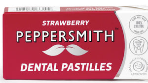 strawberry dental pastilles