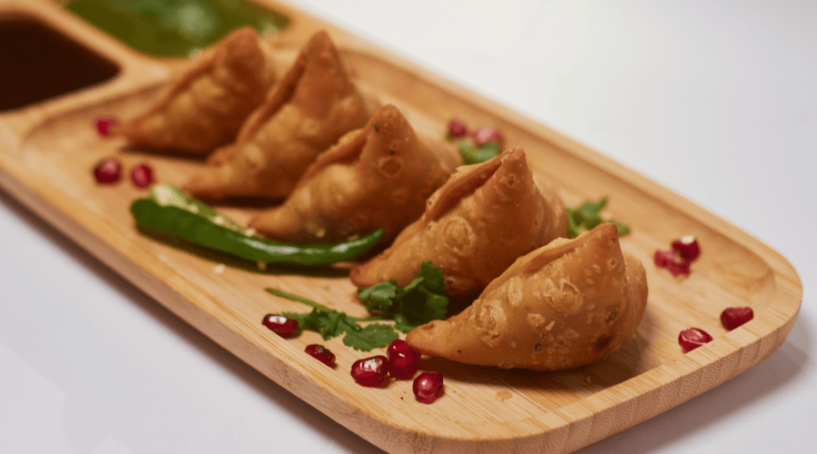 Sugar free recipe: Vegan cauli samosas