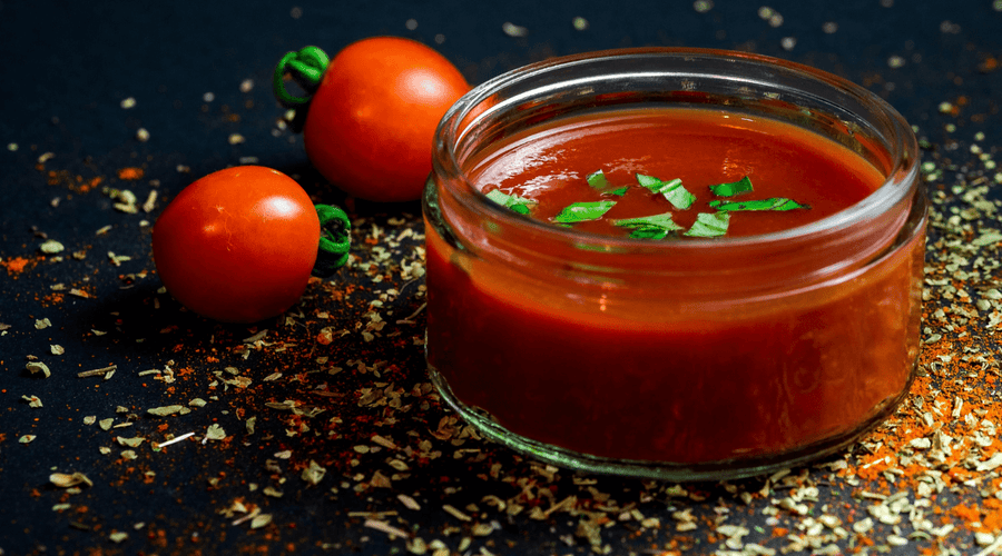 Healthy homemade ketchup by the Sugar Free Siblings