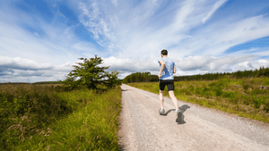 man running