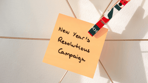 New years resolution sticker