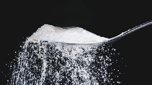 An overload of Sugar on a teaspoon