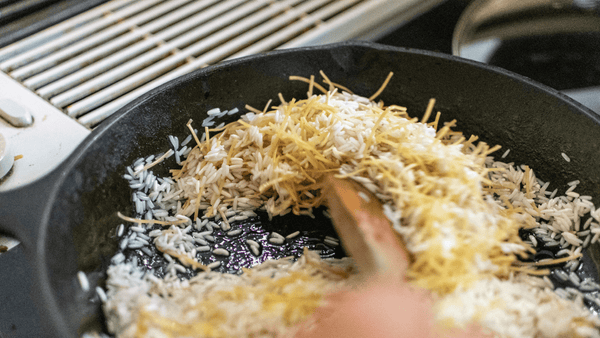 A risotto in the making