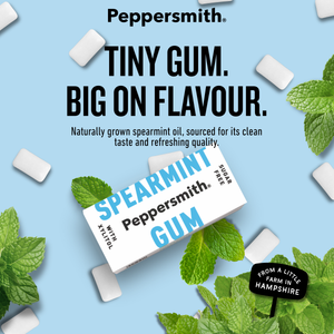 Gum: English Spearmint Xylitol Gum - 12 x 15g Pocket Packs