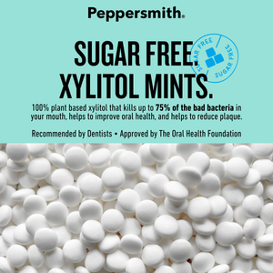 Mints: English Peppermint Xylitol Mints - 12 x 15g Pocket Packs