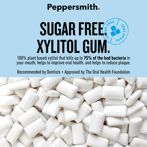 Gum: English Spearmint Xylitol Gum - 12 x 15g Pocket Packs