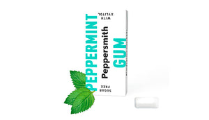 GUM: ENGLISH PEPPERMINT XYLITOL GUM - 12 X 15G POCKET PACKS