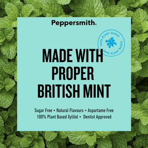Gum: English Peppermint Xylitol Gum - 12 x 15g Pocket Packs