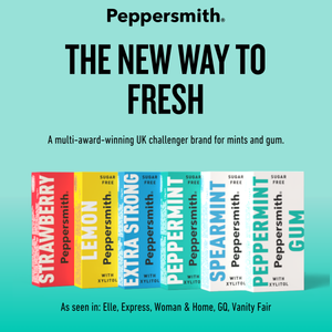 Gum: English Peppermint Xylitol Gum - 12 x 15g Pocket Packs