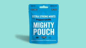 Extra Strong Eucalyptus Xylitol Mints - 50g Mighty Pouch (Min. Order 6) - Peppersmith