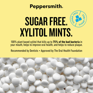 Sicilian Lemon Xylitol Mints – Sugar Free Mints (12 x 15g Pocket Packs)