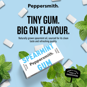 Gum: English Spearmint Xylitol Gum - 12 x 15g Pocket Packs