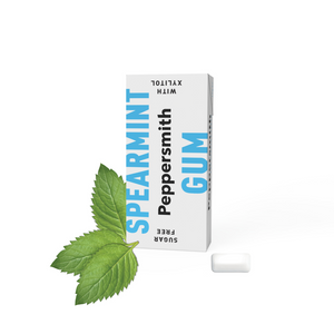 GUM: ENGLISH SPEARMINT XYLITOL GUM - 12 X 15G POCKET PACKS