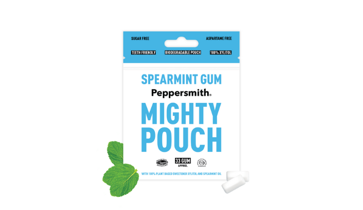 Peppersmith Mighty Pouch - Spearmint Gum