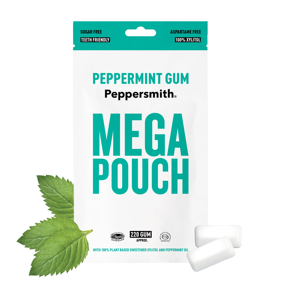 Peppersmith Mega Pouch Peppermint Gum