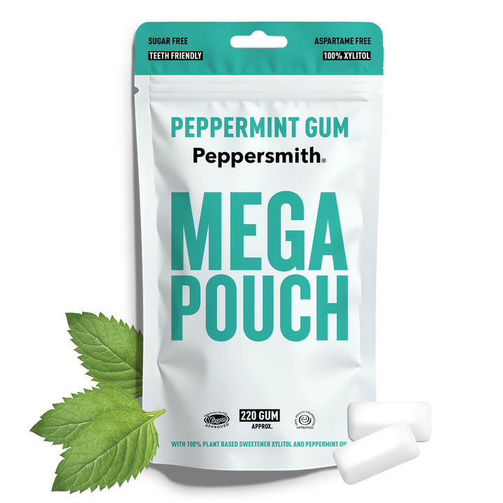 Mega Pouch Peppermint Chewing Gum - Subscribe & Save