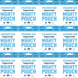 GUM: ENGLISH SPEARMINT XYLITOL GUM - 50G MIGHTY POUCH (MIN ORDER 6)