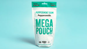 Peppersmith Mega Pouch Peppermint Gum
