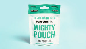 Peppersmith Mighty Pouch Peppermint Gum