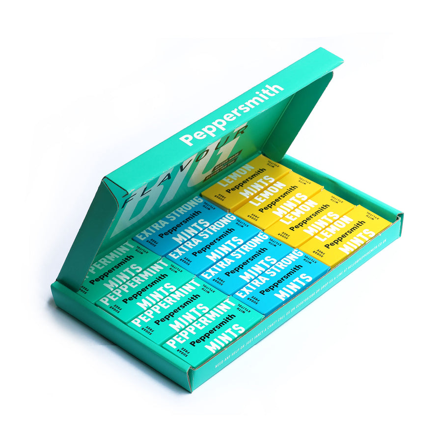 Mixed Xylitol Mints: 12 x 15g Pocket Packs