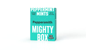 English Peppermint Xylitol Mints - 60g Mighty Box (Min order 4)