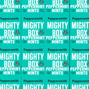 MINTS: ENGLISH PEPPERMINT XYLITOL MINTS - 60G MIGHTY BOX (MIN ORDER 4)