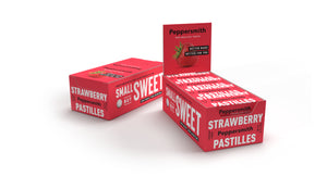 Strawberry & Vanilla Xylitol Pastilles - 12 x 15g Pocket Packs